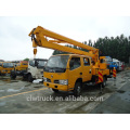 2014 Good Price Dongfeng crew cab 14M hydraulic lift platform truck